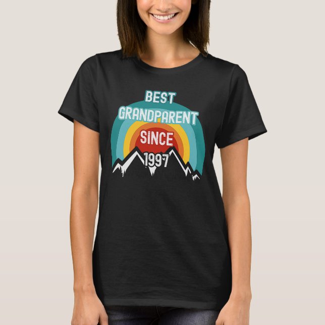 für Großeltern seit 1997 T-Shirt (Vorderseite)