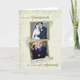 Für Großeltern zum _ten Hochzeitstag - Benutzerdef Karte