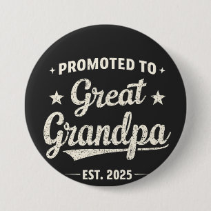 Für Großvater 2025 Familiengeschenk Button