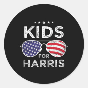 Für Harris 2024 Kids Kleinkinder Liebe Kamala-harr Runder Aufkleber