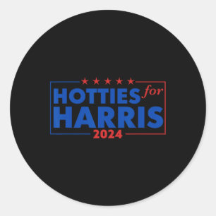Für Harris 24 Hotties für Harris 2024 T-Shirt 2 Runder Aufkleber