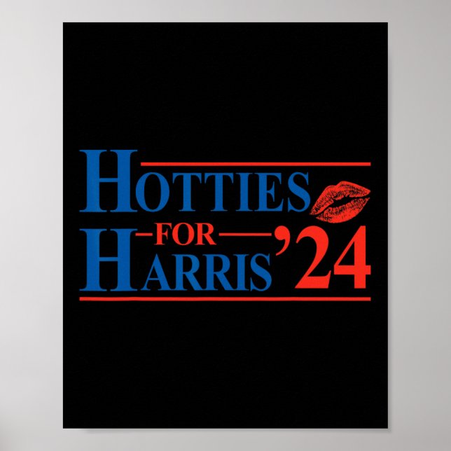für Harris Shirt Kamala Harris zum Präsidenten 202 Poster (Vorne)