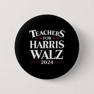 Für Harris Walz 2024 Shirt Kamala Tim Waltz Button