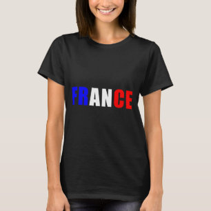 Für Hemd Frankreich Flagge Outfit Französisch Jers T-Shirt