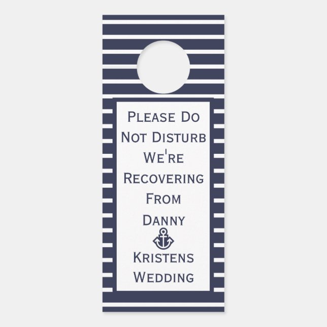 Für Hochzeitsgäste sind wir dabei, die Türgefährdu Türanhänger (Vorderseite)