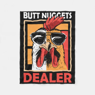 Für Hühnerhof Humor Fans Hinternuggets Händler Chi Fleecedecke