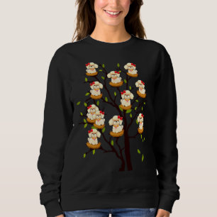 Für Hundeliebhaber Phantastischer Poodle Tree Sweatshirt