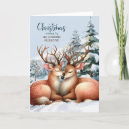 für Husband zu romantischen Weihnachten im Rentier