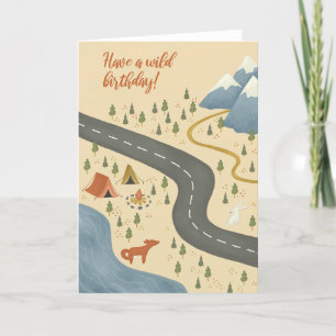 Für ihn oder ihre Abenteurer Geburtskarte Karte