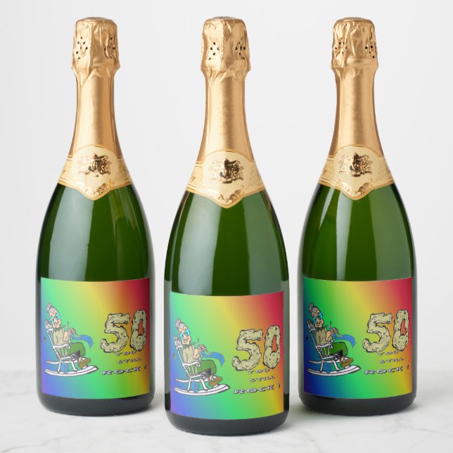 Für ihr 50-jähriges Jubiläum Regenbogen Sparkling  (Flaschen)