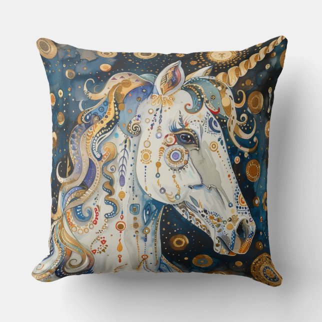 Für ihr Einhornwurfkissen Kissen (Vorderseite)