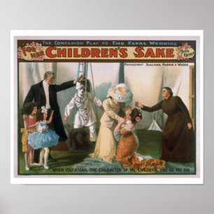 Für ihr Vintages Kinderspiel-Poster Poster