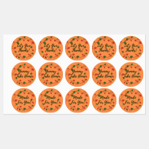 Für Ihre Circle Stickers-Herbstlaub gemacht Etiketten