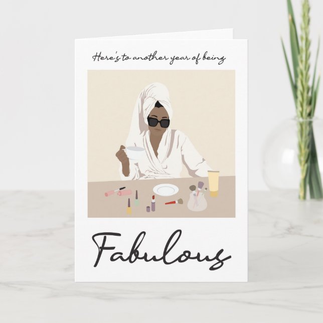 Für ihre fantastische Geburtstagskarte Karte (Vorderseite)