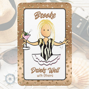 Für ihre lustige Kreuzfahrt Schiff Tür Mädchen Rei Magnet