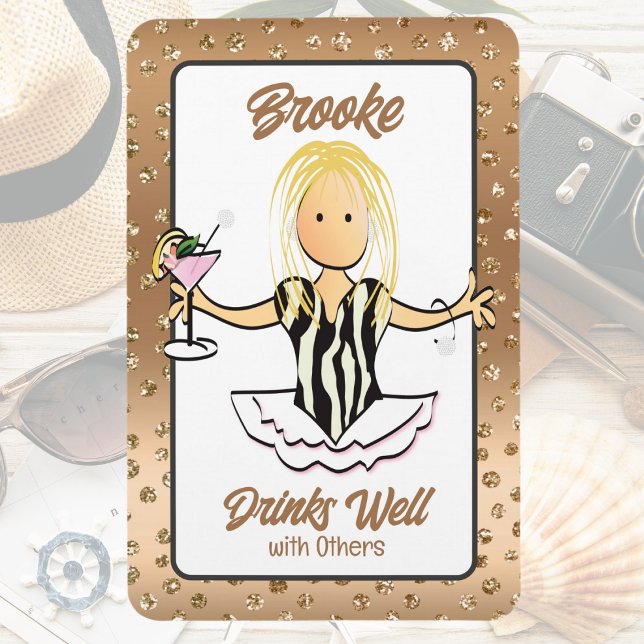 Für ihre lustige Kreuzfahrt Schiff Tür Mädchen Rei Magnet (Von Creator hochgeladen)