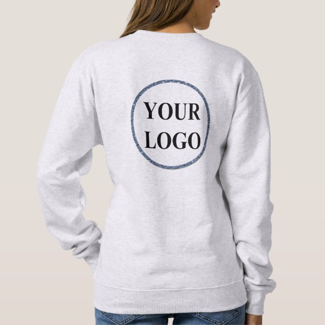 Für ihre Mama-Junge Mutter ADD IHR LOGO HIER Hoodi Sweatshirt (Rückseite)