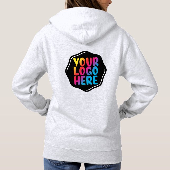 Für ihre Mama-Junge Mutter Fügen Sie hier Ihr Logo Hoodie (Rückseite)