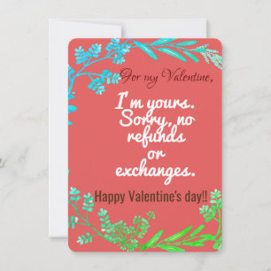 Für Ihre Valentinskarte Karte