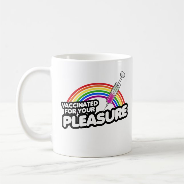 FÜR IHRE ZUFRIEDENHEIT GESPEICHERT KAFFEETASSE (Links)