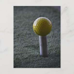 Für Ihren Golfer Postkarte