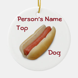 FÜR IHREN "HUND-TOP"-CHRISTMAS-VERZEICHNIS KERAMIK ORNAMENT