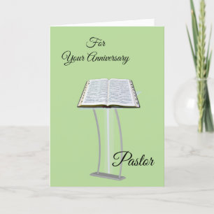 Für Ihren JubiläumsPastor Karte