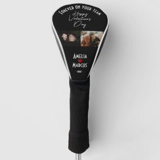 Für immer an Ihrem Team Valentinstag 2 Fotos Golf Headcover