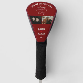 Für immer an Ihrem Team Valentinstag 2 Fotos Golf Headcover