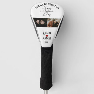 Für immer an Ihrem Team Valentinstag 2 Fotos Golf Headcover