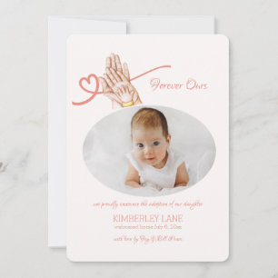 Für immer Ankündigung unserer Foto-Adoption