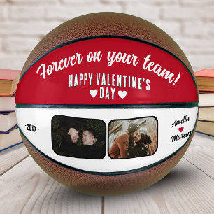 Für immer auf Ihrem Team Happy Valentine 2 Foto Basketball