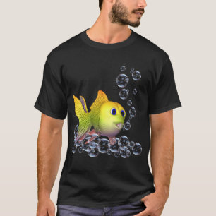 Für immer Blasen blasend, ein verspieltwer Fisch T-Shirt