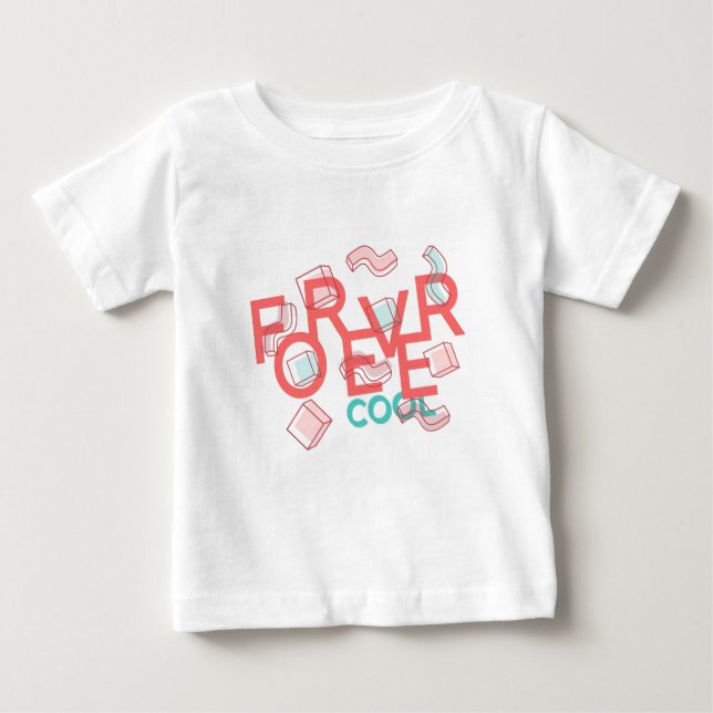 Für immer Cool Niedlich Baby T-shirt (Vorderseite)