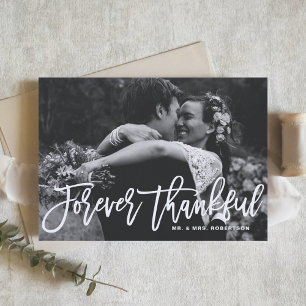 Für immer dankbar Hand Lettered Wedding Danke