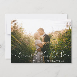Für immer dankbar Hochzeit Danke Herz FOTO Karte