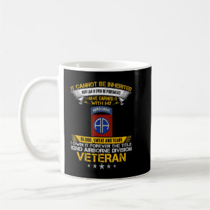 Für immer der Titel 82Nd Im Flugzeug Division Vete Kaffeetasse