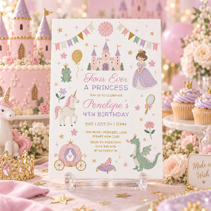 Für immer eine Prinzessin: Königliches Märchen zum Einladung