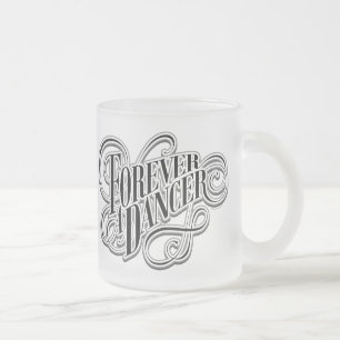 Für immer eine Tänzerin Mattiert Glass Kaffee Tass Mattglastasse