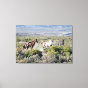 Für immer frei laufen leinwanddruck