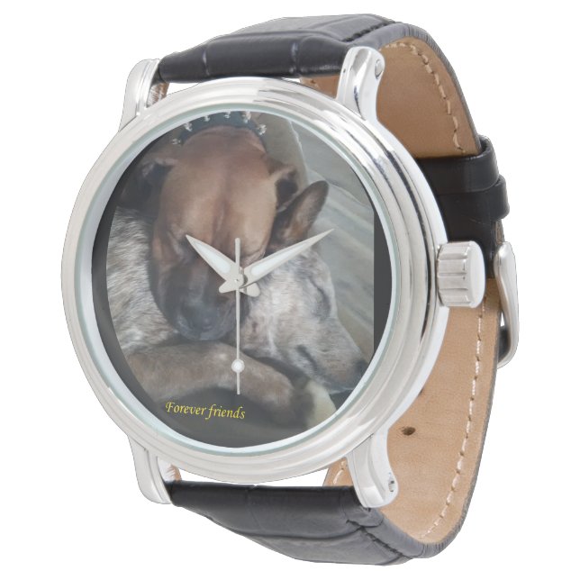 Für immer Freunde Armbanduhr (Schrägansicht)