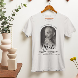 Für immer geliebter Onkel  Foto-Erinnerungsshirt T-Shirt