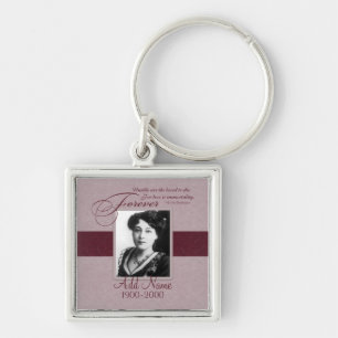 Für immer geliebtes kundenspezifisches Denkmal Schlüsselanhänger