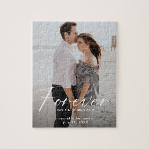 Für immer hat einen schönen Klang Foto Engagement Puzzle