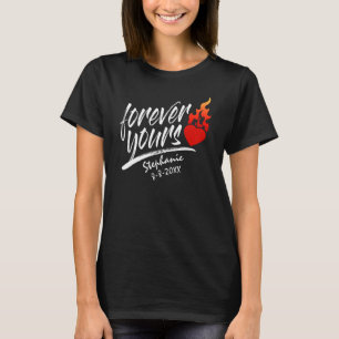 Für immer Ihr Individuelle Name Valentine T-Shir T-Shirt