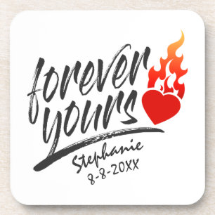 Für immer Ihr Individuelle Name Valentine   UNTERS Getränkeuntersetzer