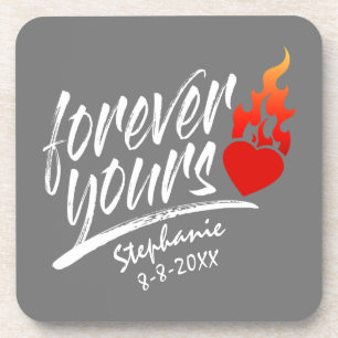 Für immer Ihr Individuelle Name Valentine   UNTERS Getränkeuntersetzer