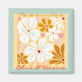 Für immer in der Liebe Ehepaar Jubiläum Ich Liebe  Magnet