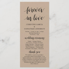 Für immer in der Liebe, Moderne Hochzeitsfeier, Kr Programm