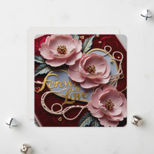 Für immer in der Liebe Valentinkarten Feiertagskarte